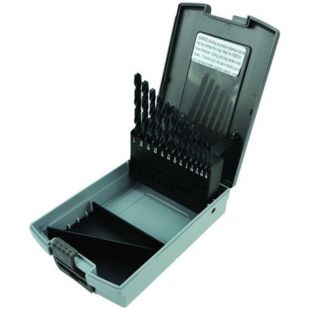 MORSE Jobber Length Drill Set, Series 8030, Imperial System of Measurement, 116 Minimum Drill Bit Size,  18105